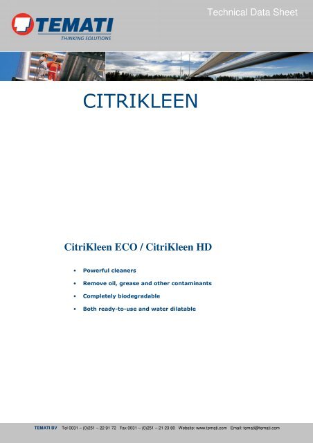 CitriKleen ECO - Temati