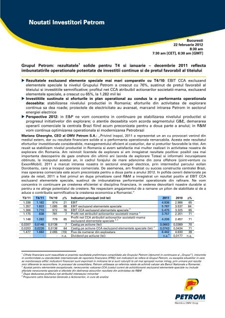 SNP - Bursa de Valori Bucure?ti