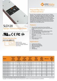 Download SLD120 Datasheet - ERG Lighting