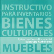 Instructivo para Inventarios de Bienes Culturales Muebles Grupo ...