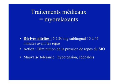 Achalasie de l'oesophage : les traitements - Hepato Web