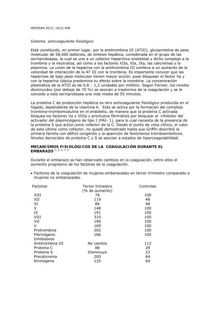 Hemostasia normal y coagulación intravascular diseminada en ...