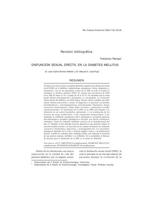 diabetes de nueva aparición y fármacos antihipertensivos y eréctil