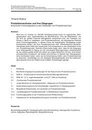 PDF-Dokument - BWP-Schriften - UniVera