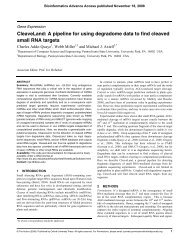 CleaveLand: A pipeline for using degradome data to find cleaved ...