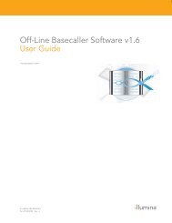 Off-Line Basecaller Software v1.6 User Guide