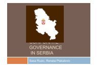 CORPORATE GOVERNANCE IN SERBIA