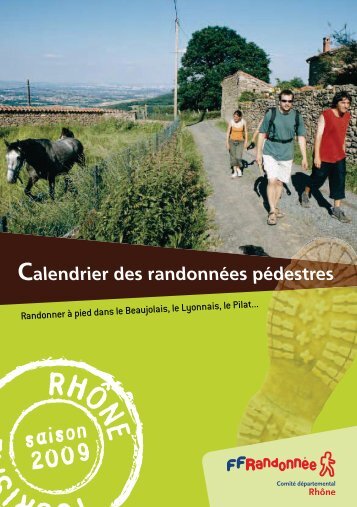 Calendrier des randonnées pédestres - comité Régional de la ...