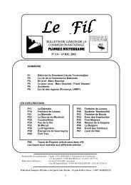 Le Fil n°10 - Avril 2002 - Plongée souterraine française