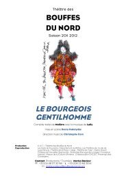 Dossier Le bourgeois gentilhomme Tournée ... - Théâtre de Caen