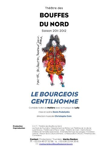 Dossier Le bourgeois gentilhomme Tournée ... - Théâtre de Caen