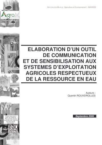 elaboration d'un outil de communication et de sensibilisation aux ...