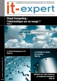 Cloud Computing : l'informatique sur un nuage ? - IT-expert Magazine