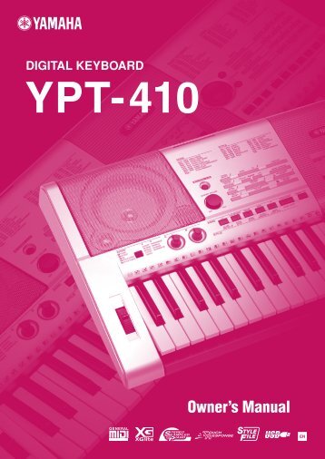 YPT-410 Owner's Manual - Yamaha Downloads