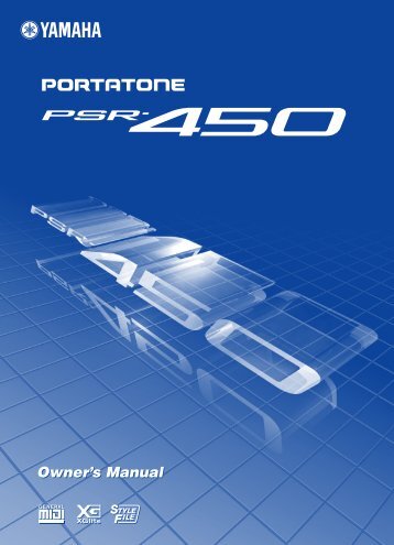 PSR-450 Owner's Manual