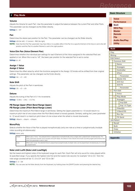 S90 XS/S70 XS Reference Manual - zZounds.com