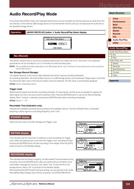 S90 XS/S70 XS Reference Manual - zZounds.com