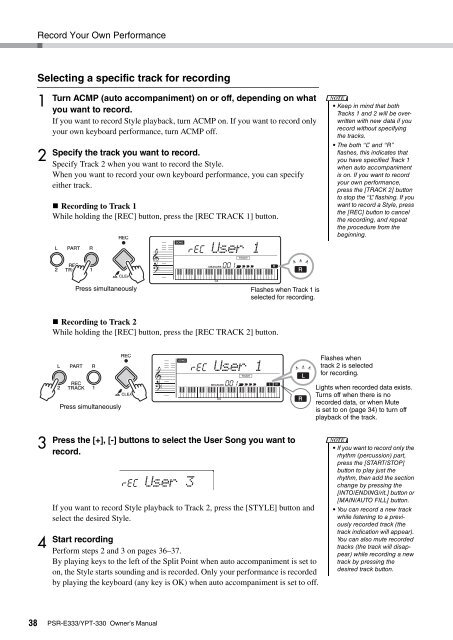 PSR-E333/YPT-330 Owner's Manual - Yamaha Downloads