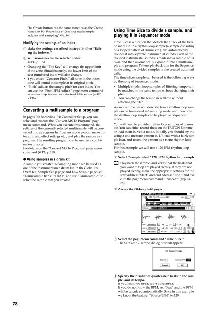 TRITON Extreme Operation Guide - Platinum Audiolab