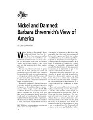 Nickel and Damned: Barbara Ehrenreich's View of America