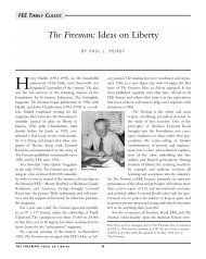 The Freeman: Ideas on Liberty