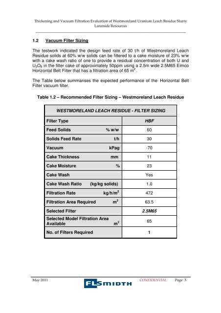 Laterite Leach Tests