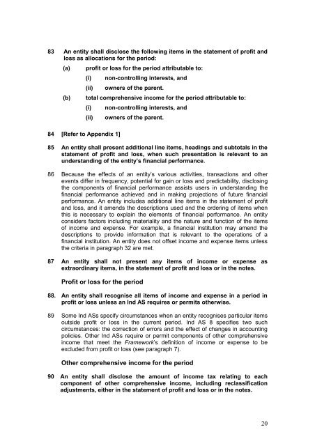 Indian Accounting Standards(Ind AS) 1