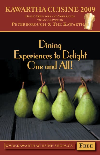 Dining Experiences to Delight One and All! - Chantal Saville