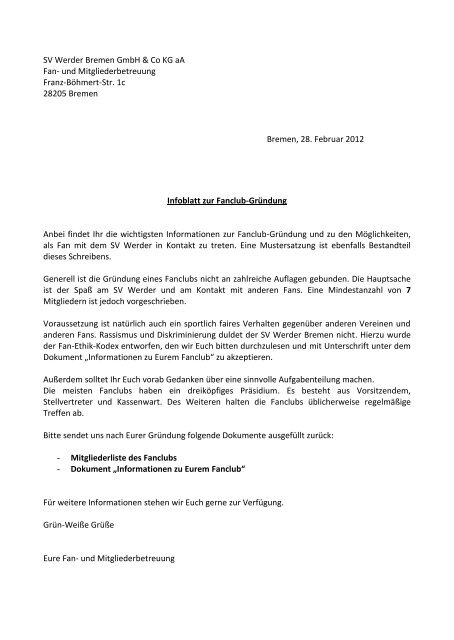 Muster Werder Bremen