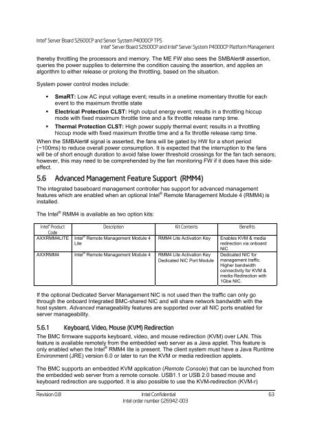 Technical Product Specification for Canoe Pass - Preminary - Intel