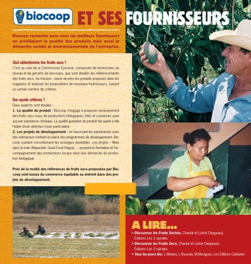 Les fruits secs - Biocoop