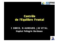 Contrôle de l'équilibre frontal