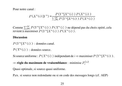 Canaux bruités et lutte contre le bruit 1. Introduction 2 ... - Montefiore