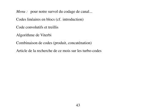 Canaux bruités et lutte contre le bruit 1. Introduction 2 ... - Montefiore