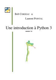 Une introduction à Python 3 - limsi