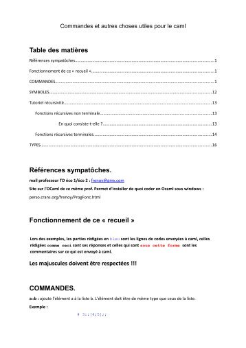 Cours OCaml.pdf - Math-info
