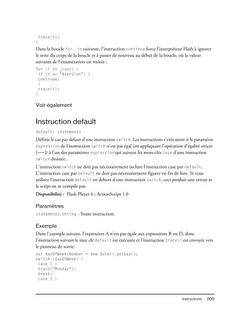 Guide de reference du langage ActionScript 2.0 - PowWeb