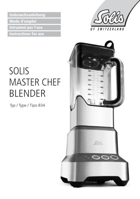 SOLIS MASTER CHEF BLENDER