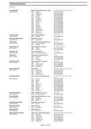 Teilnehmerliste-Kopfnummern - Mervestelle