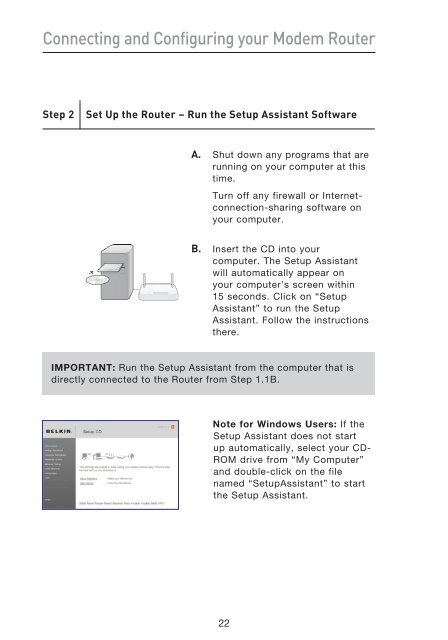 N Wireless Modem Router - Belkin