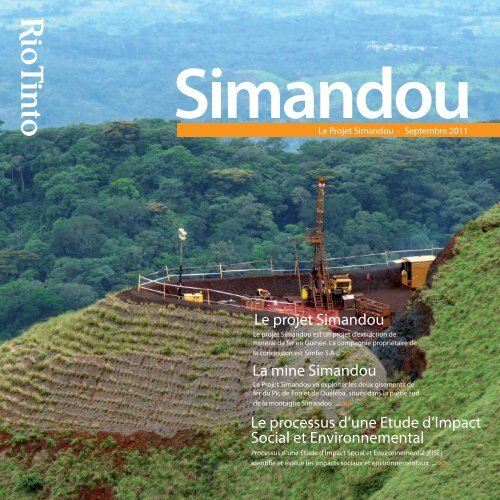 Projet Simandou [PDF: 7.53 MB] - Rio Tinto La Granja