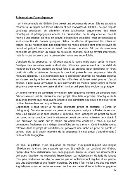 RAPPORT CAPES INTERNE Montaigu espagnol 2012