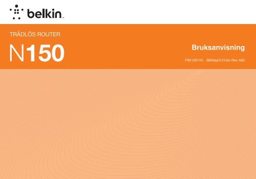 Bruksanvisning - Belkin