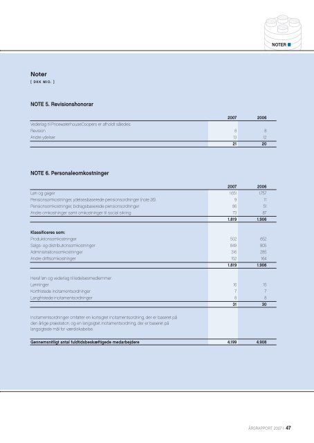 Årsrapport 2007 LEGO Koncernen