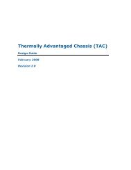 Thermally Advantaged Chassis (TAC) - Intel