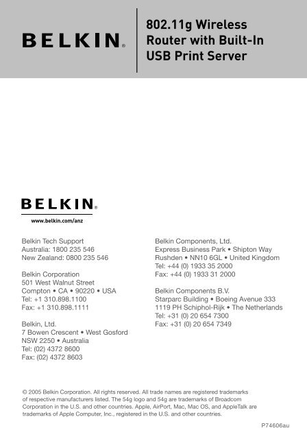 User Manual - Belkin