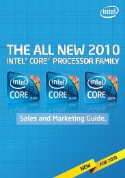Sales and Marketing Guide. - Intel