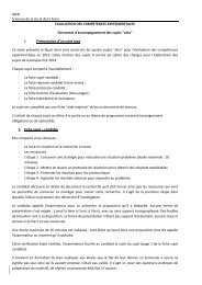 Document d'accompagnement des sujets - SVT