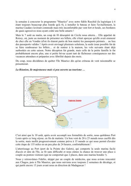 journal de bord de la 12ème étape - Le Tour du monde du Taranis