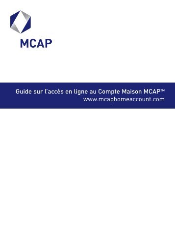 Guide sur l'accès en ligne au Compte Maison (pdf) - MCAP